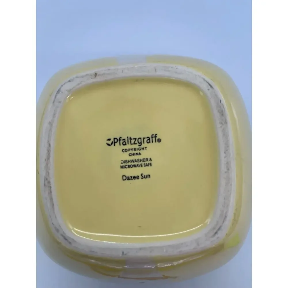 Pfaltzgraff Dazee Sun Yellow Daisy Serving Bowl 8